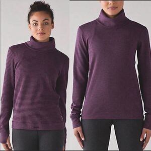 Lululemon Double Up Long Sleeve Reversible Turtlneck Sweatshirt